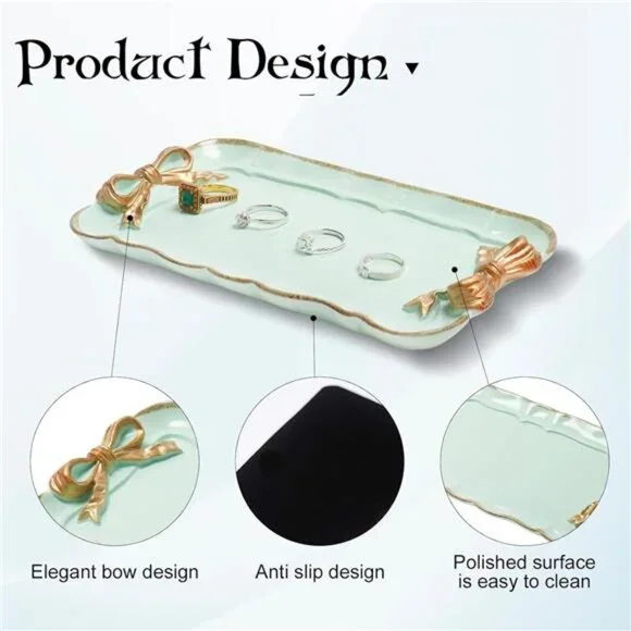 Vintage Decorative Tray Jewelry Tray - Picture 4 of 8